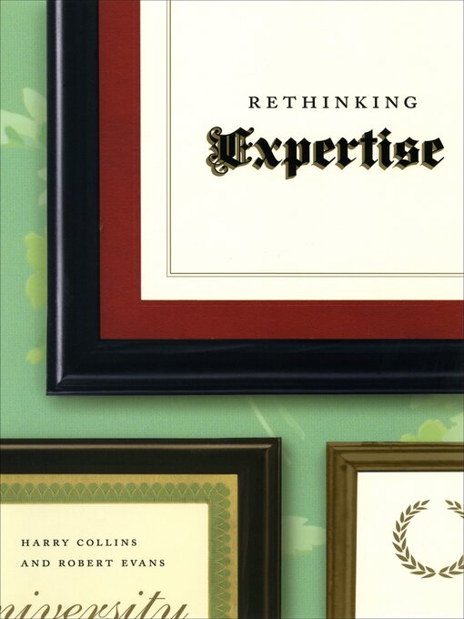 Upplýsingar um Rethinking Expertise eftir Harry Collins - Biðlisti